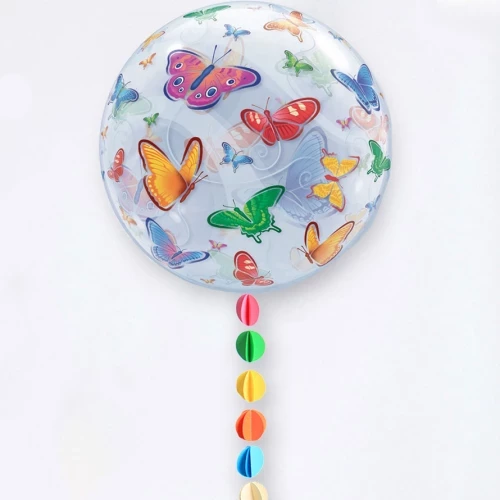 Шар BUBBLE "Бабочки"