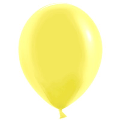 Латексные шары с гелием «Желтый пастель» 30 см