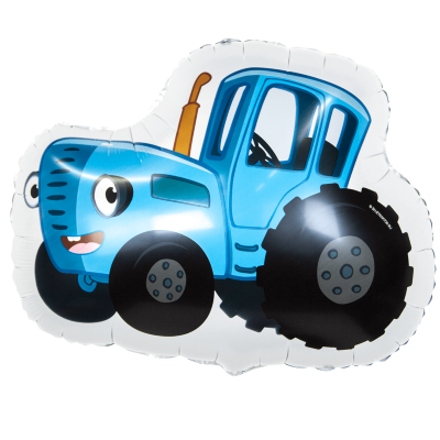 Фигура «Синий трактор» — воздушный шар (26″/66 см)