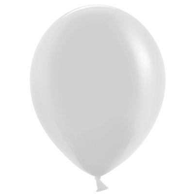 Латексные шары с гелием «Белый пастель» 30 см
