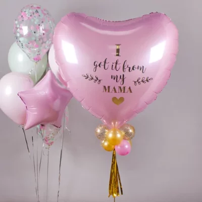 Композиция "My MAMA" с сердцем