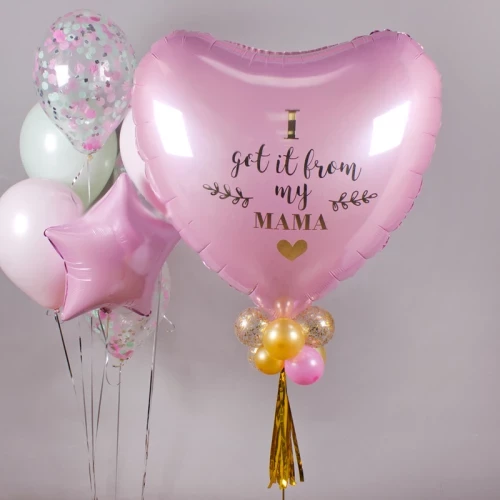 Композиция "My MAMA" с сердцем