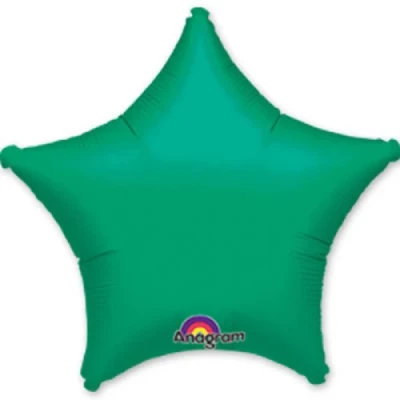 Шар Звезда 46 см, зеленая пастель