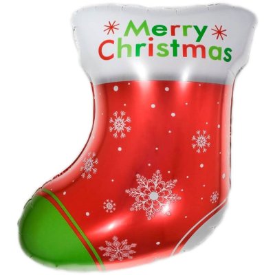 Шар на Новый год «Новогодний носок для подарков» (24″/61 см)