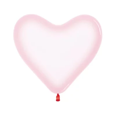 Шар Сердце Макарунс, Хрустально-розовый, кристалл