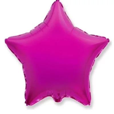 Шар Звезда 46 см, пурпурная (розовая) пастель