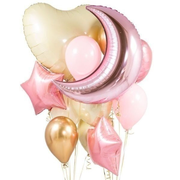 Букет из шаров BABY PINK