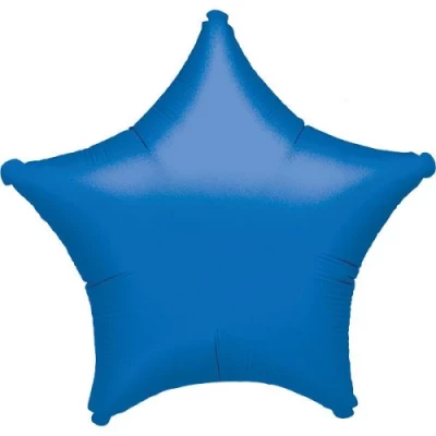 Шар Звезда 46 см, синяя пастель