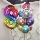 Композиция из шаров с цифрой 