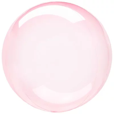 Сфера BUBBLE Кристалл, темно-розовый прозрачный